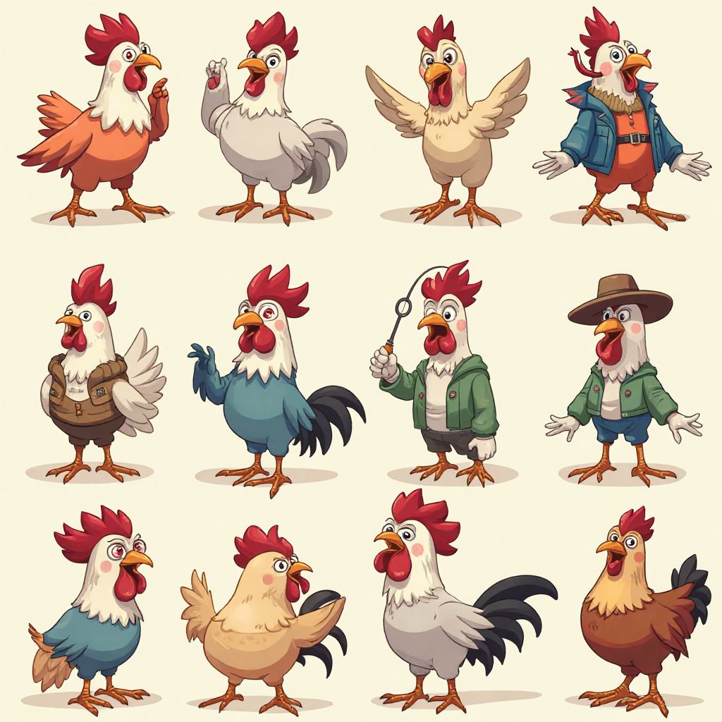 Chicken Road Characters